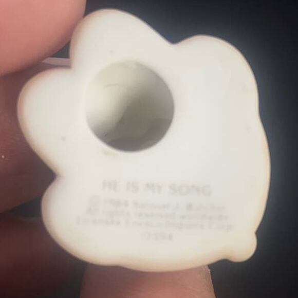Precious Moments Vintage 1984 "He Is My Song" 2 Piece Figurines - Picture 6 of 7
